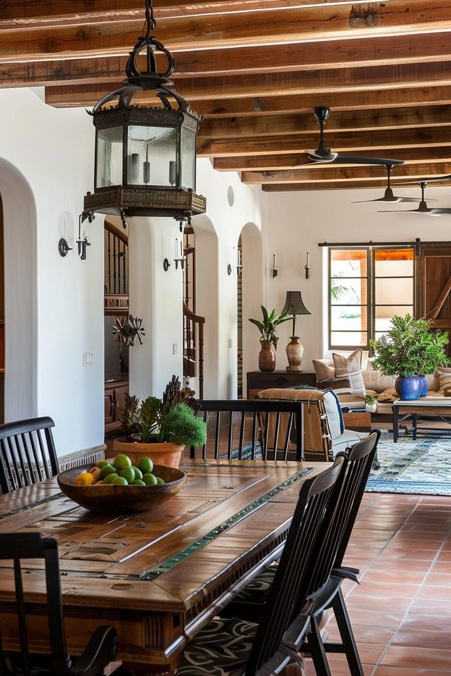Terra Cotta Floors Spanish Colonial Design