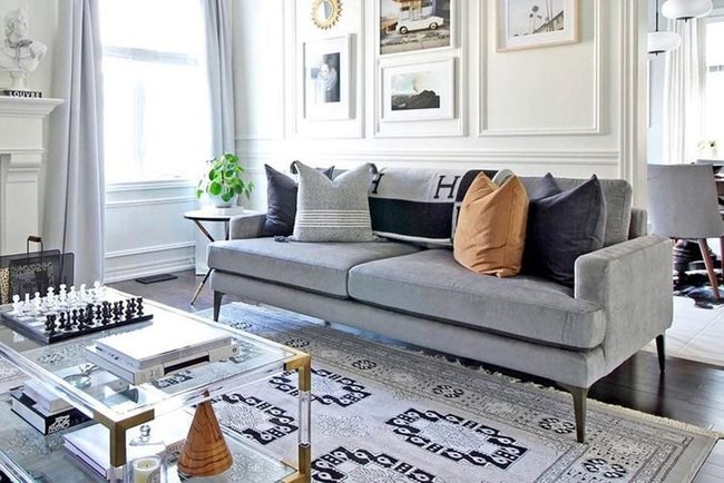 Clean Lines, Deep Comfort Sofa