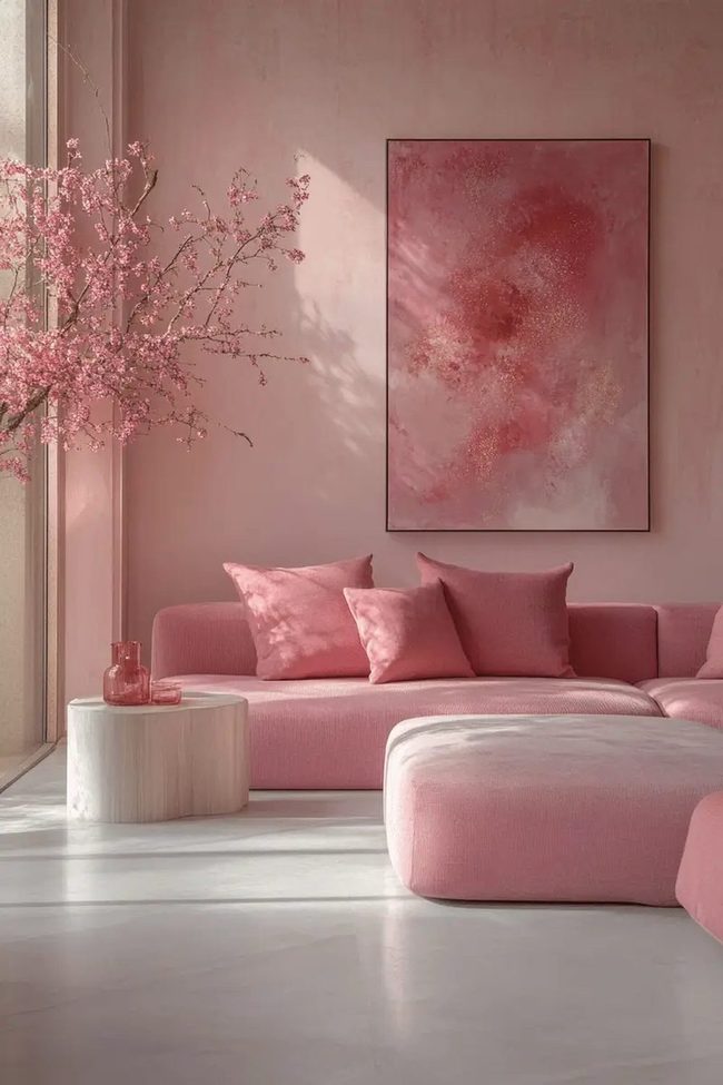 Pale Pink Minimalist Calm