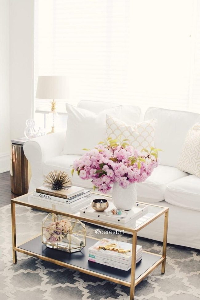 Gold Marble Glass Sophistication
