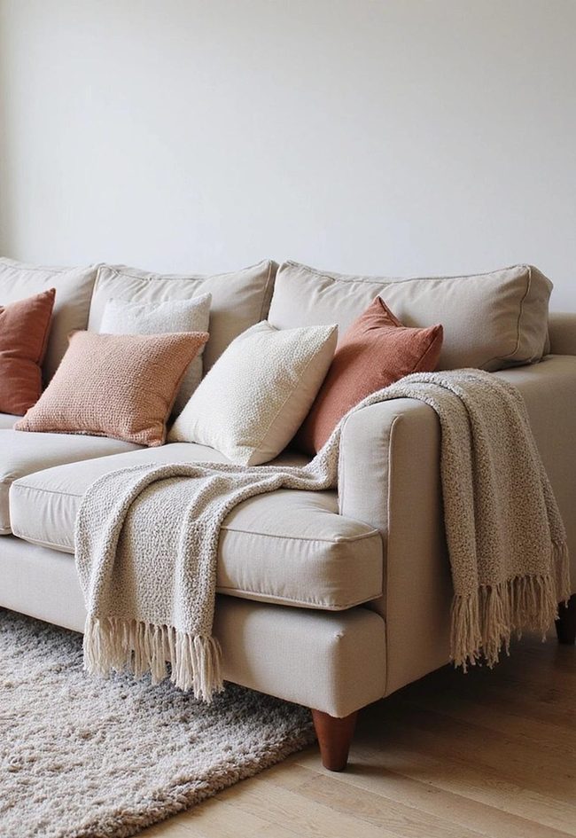 Neutral Base With Layered Fabrics