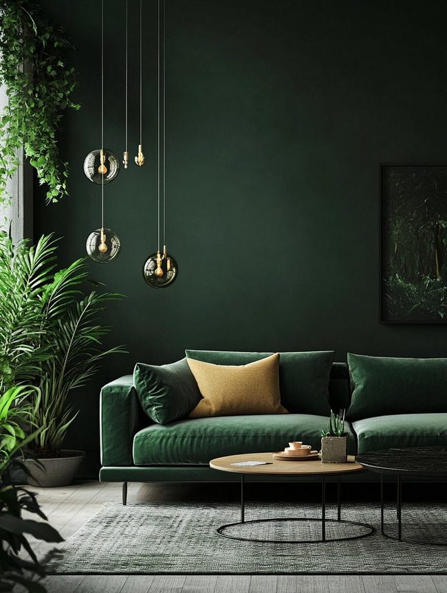 Deep Green Nordic Lounge