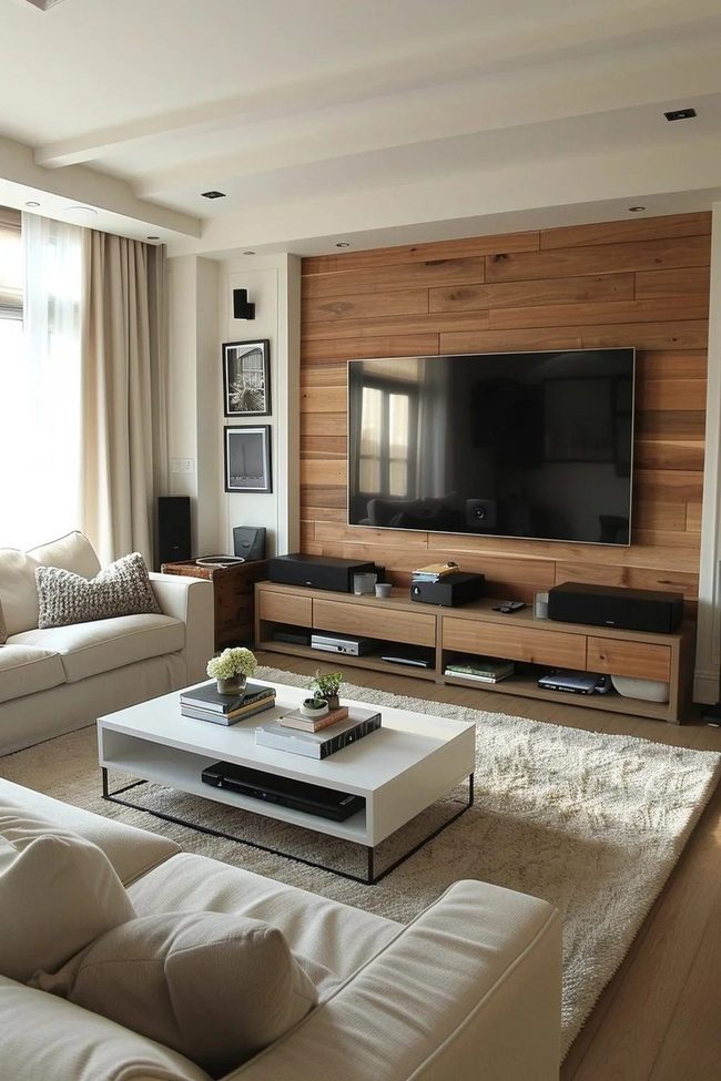 High-Tech Entertainment Hub Black