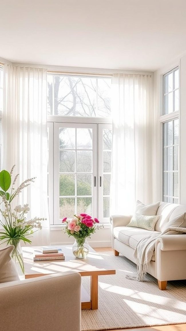 Sheer Panels for Soft Light