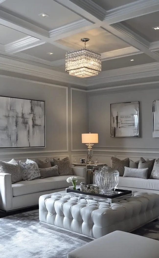 Greige Walls Cream Furniture Caramel Wood