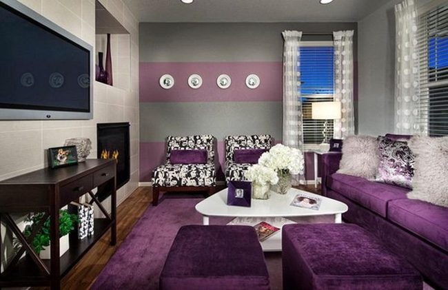 Purple And White Luxury Comfort