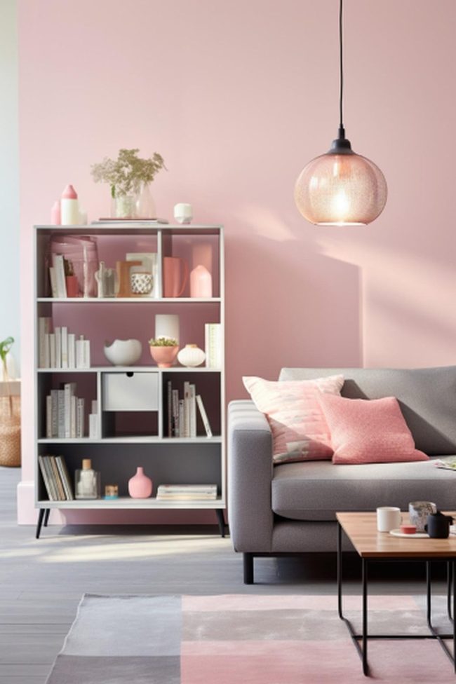 Pastel Pink Current Living Space