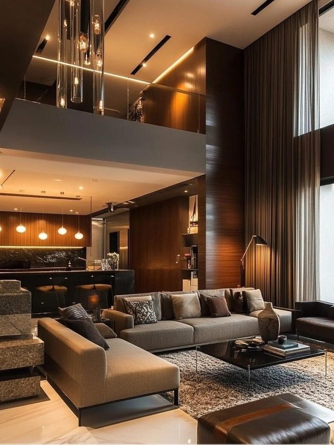 Modern Lounge Zones with Rugs