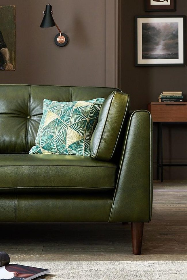 Rich Leather Sofa With Colorful Personality