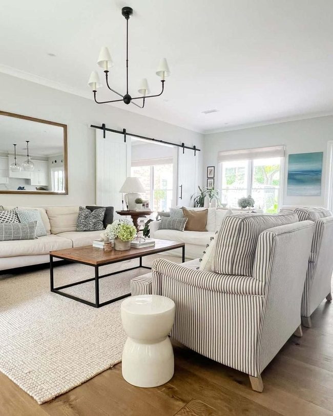 Black And White Striped Sophistication