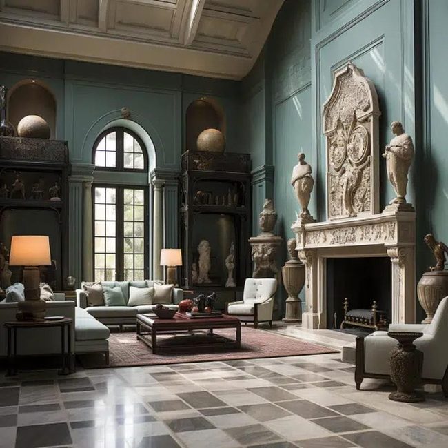 White Marble Statue Collection