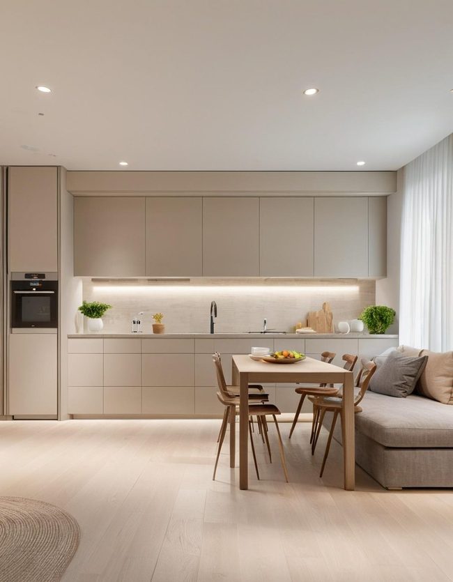 Clean Lines Quiet Countertops