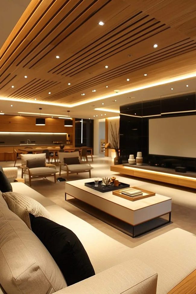 Smart Living Room Meets Modern Style