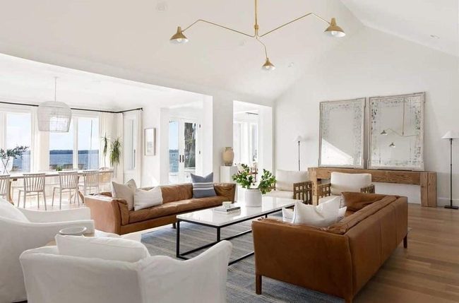 Gold Chandelier Modern Living Elegance
