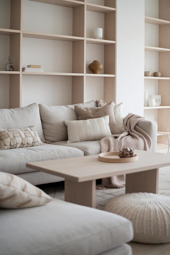Modern Teak Media Console