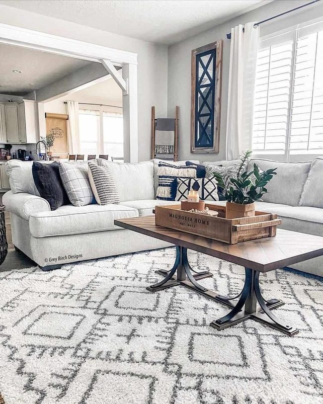 Gray Corner Sofa Modern Living