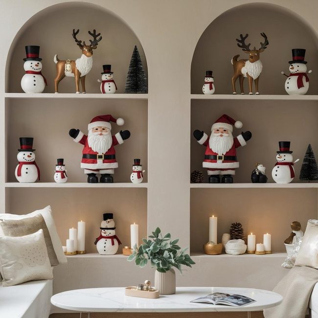 Miniature Holiday Figures Transform Spaces