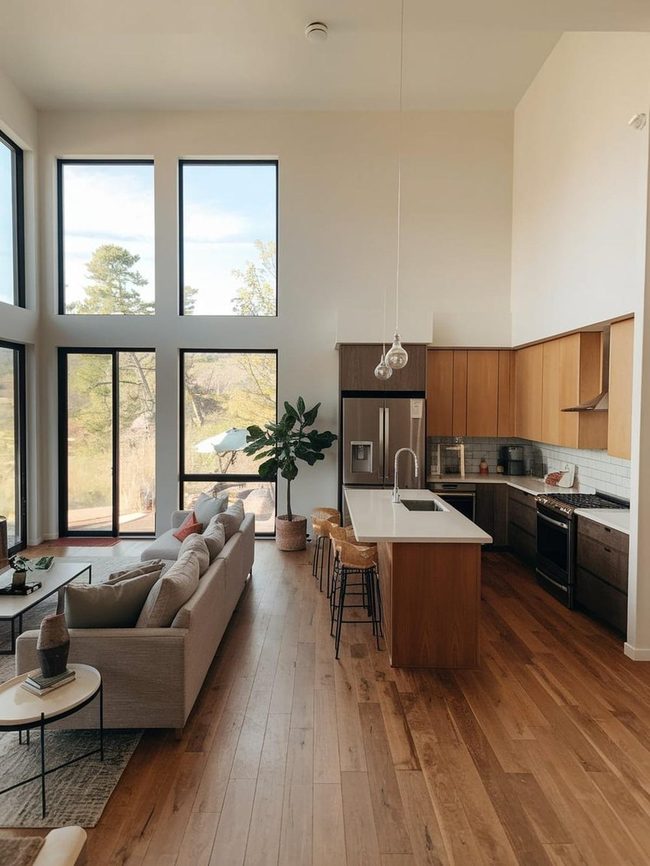 Untreated Materials Meet Contemporary Living