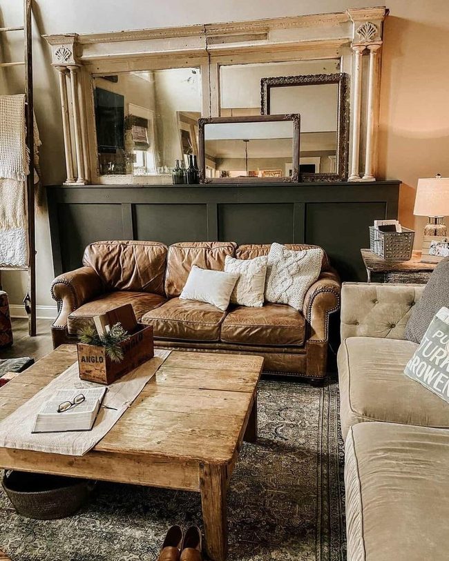 Rustic Wood Grounds Neutral Living