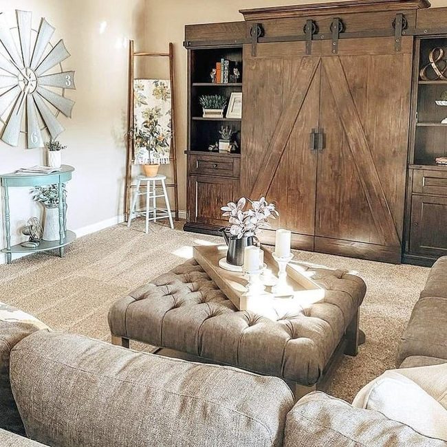 Wooden Sliding Doors Farmhouse Style