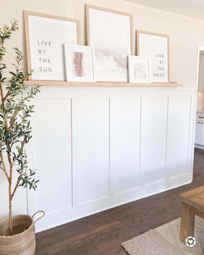 Cream Walls Board And Batten Wainscoting