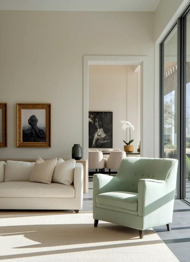 Sage Green Statement Seating
