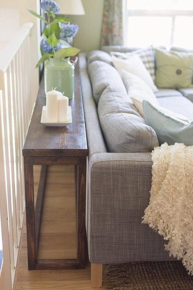 Rich Wood Console Table Strength