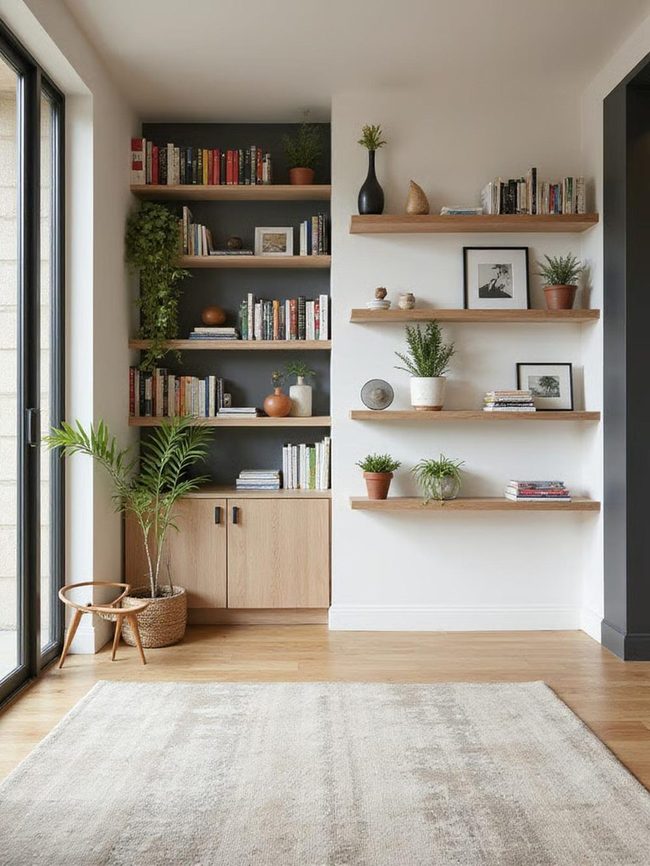 Open Shelves Display Your Books