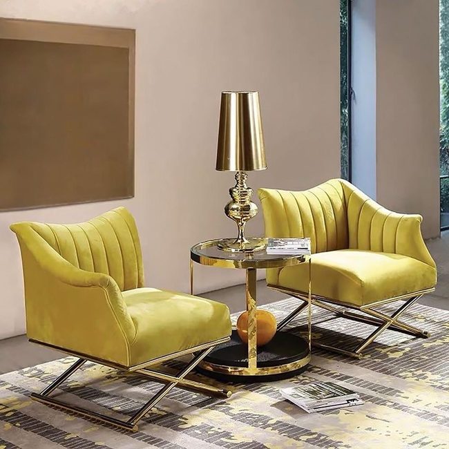 Jewel Toned Velvet Chairs Gold Accents