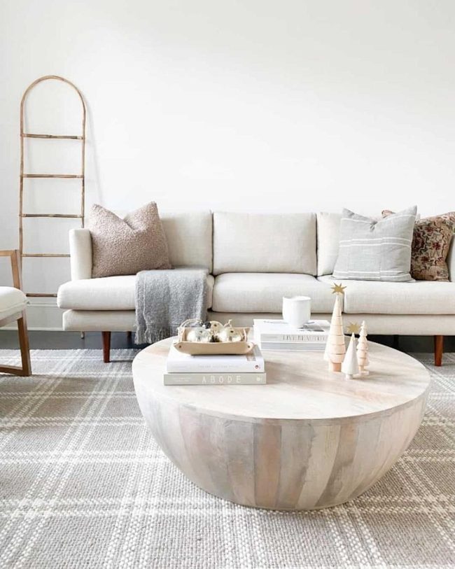 Natural Wood Neutrals Living Room