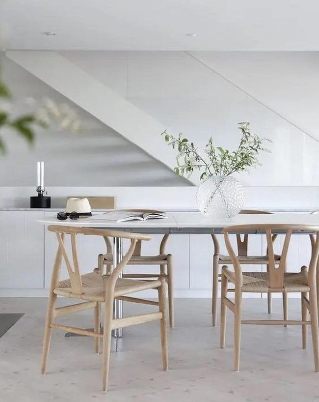 Sunlit Wood And White Minimalism