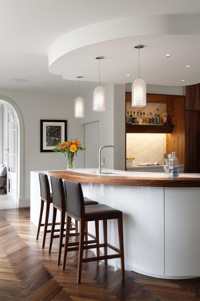Extended Kitchen Counter Bar