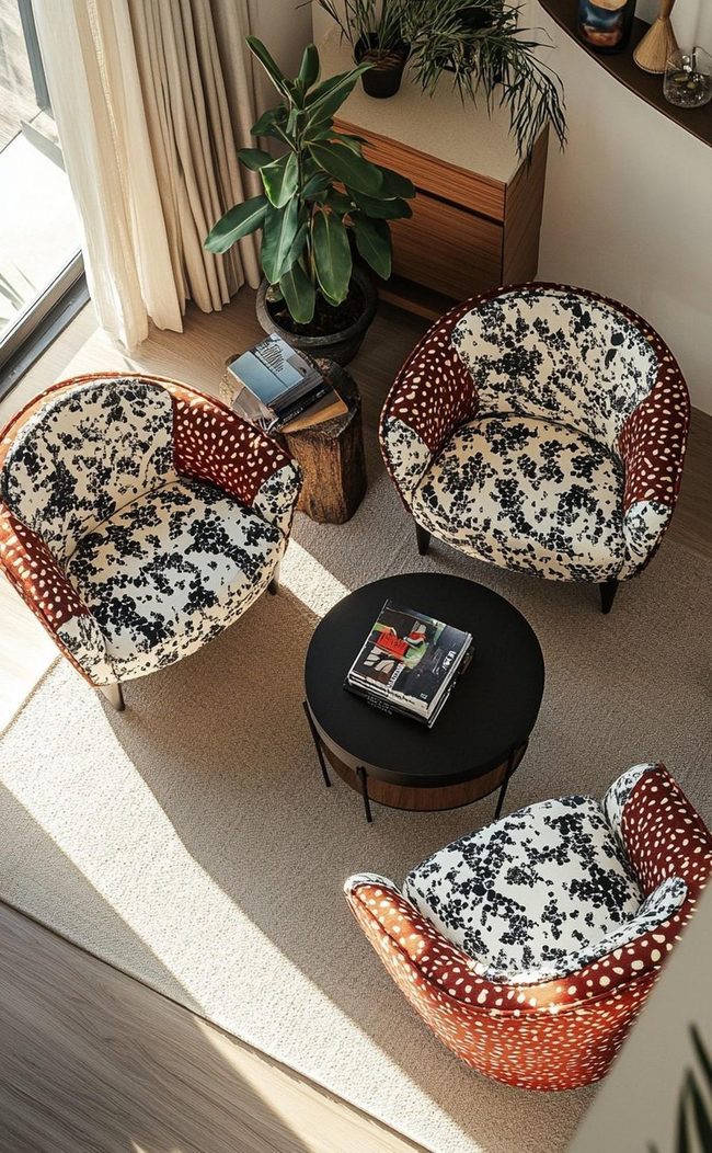 Oversized Armchair By Window
