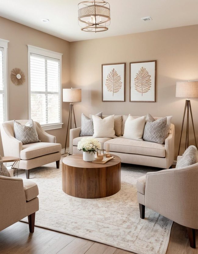 Soft Tan Walls Connect Everything