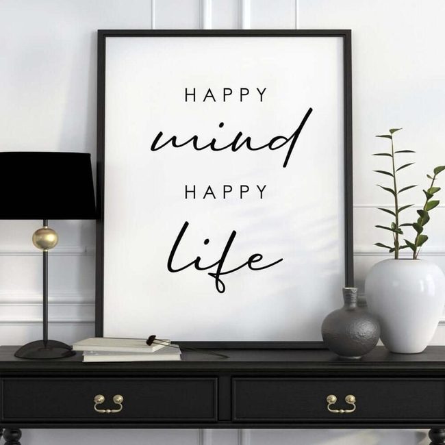 Black And White Statement Words