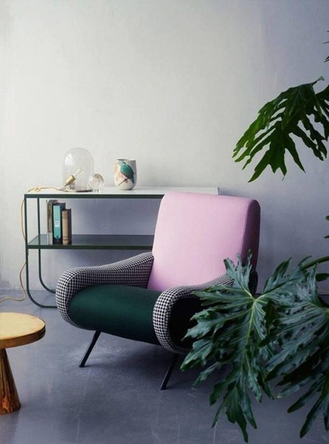 Checkered Chair Steals The Room