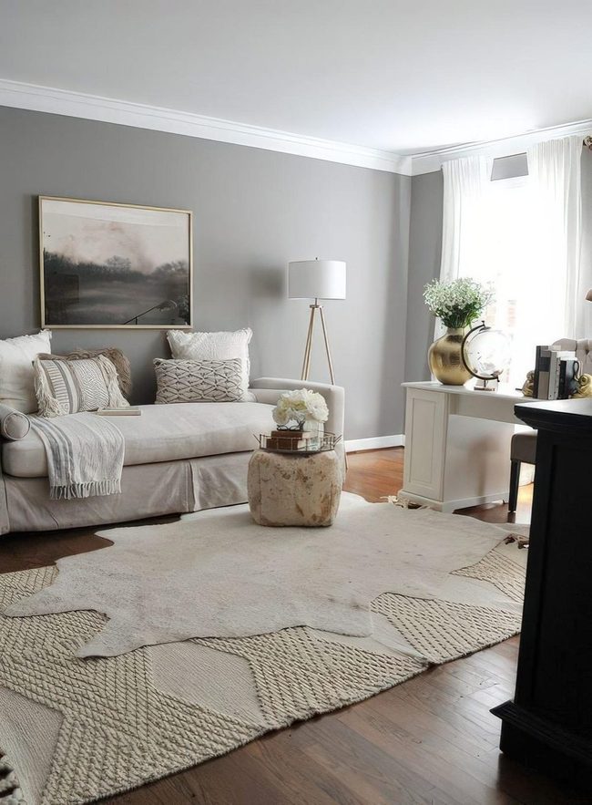 White Light Living Room Simplicity