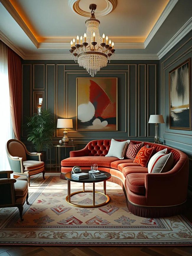 Leather Chesterfield Sofa Focal Point