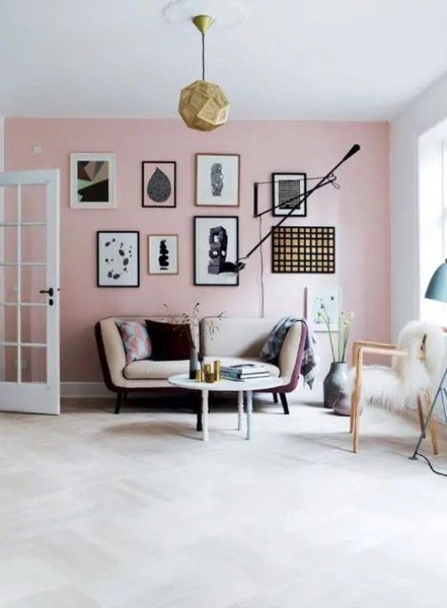 Pink Walls, Personal Art, Living Light