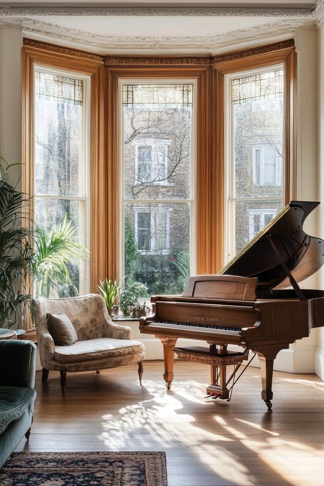Grand Piano Bay Window Statement