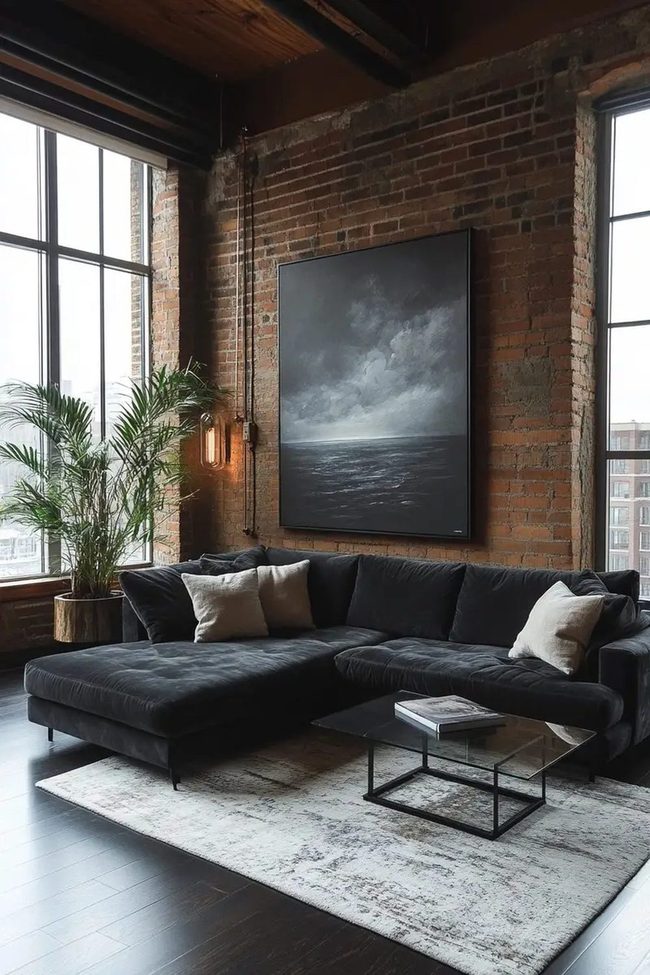 Industrial Luxury Meets Brick Walls