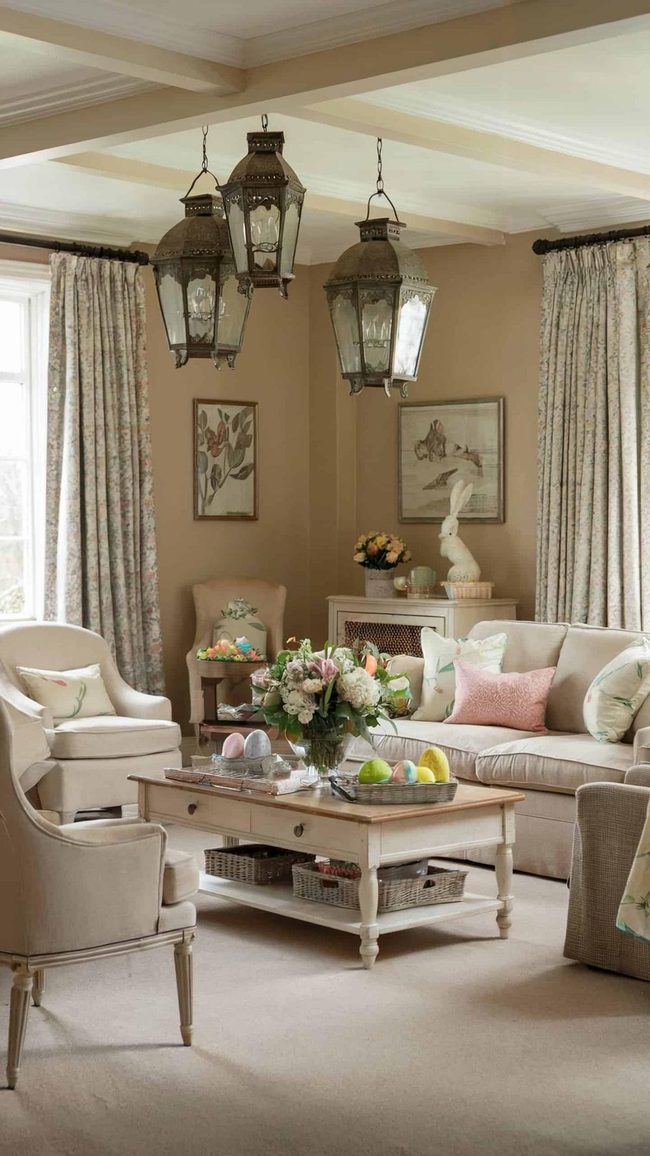 Stacked Lanterns Spring Layering