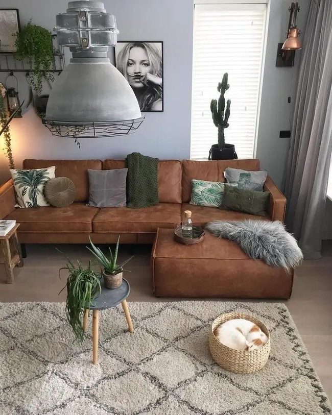 Oversized Pendant Lights Brown Serenity