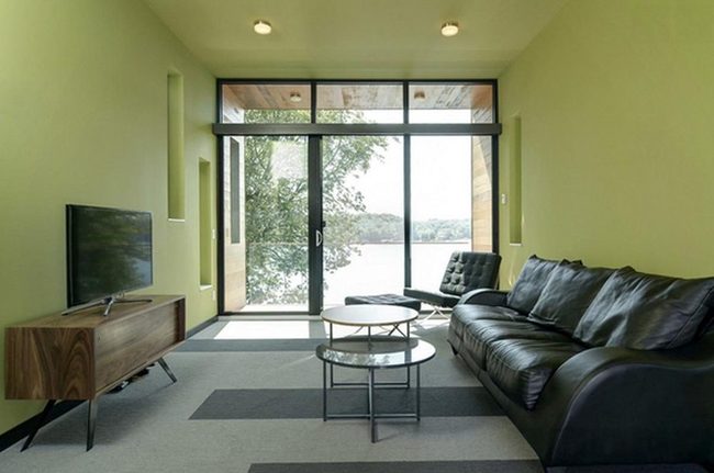 Fresh Green Walls And Natural Light