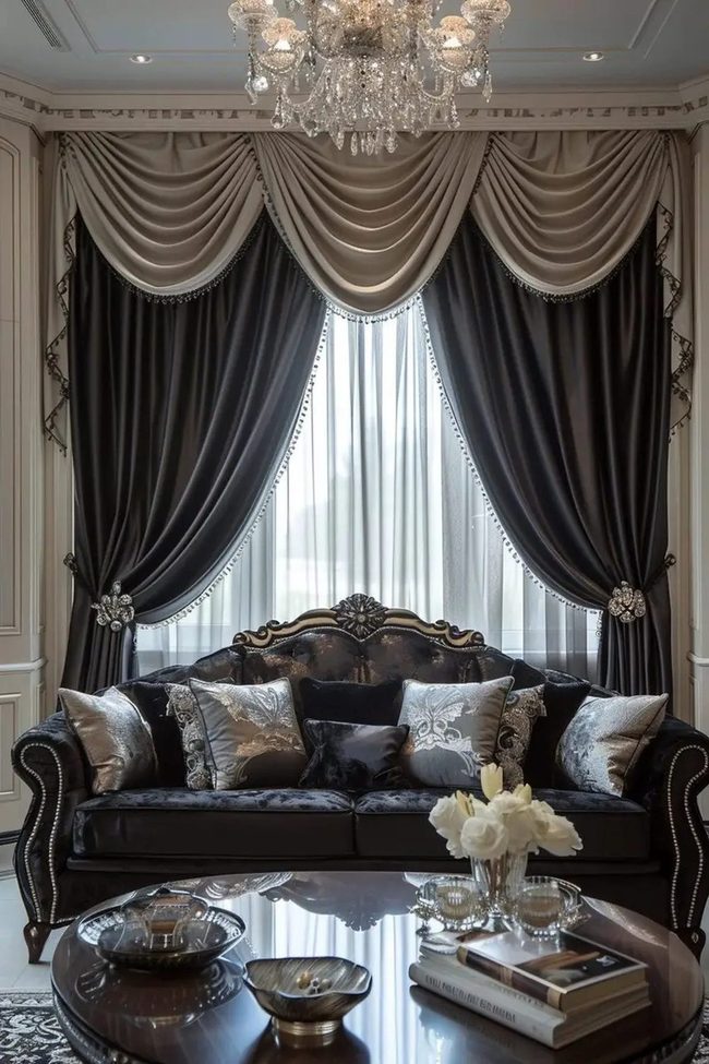 Black And Cream Window Drama