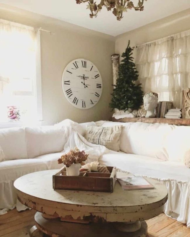 Weathered Round Table Refresh