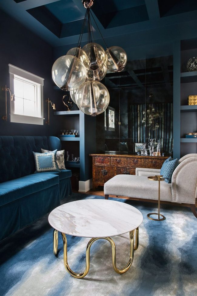 Emerald Walls, Brass Accents Modern
