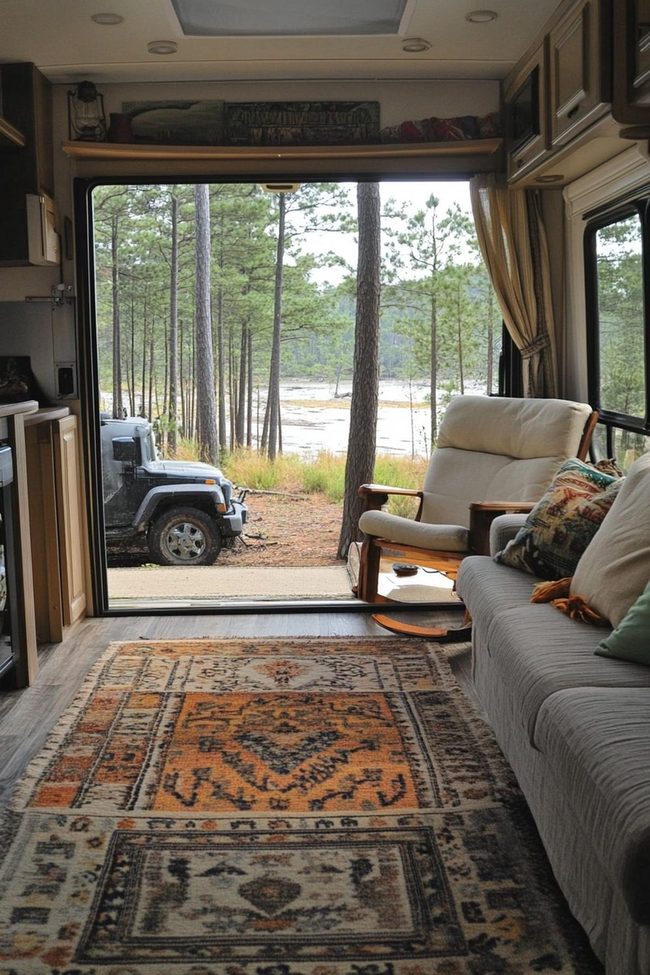 Portable Awning Expands Living Space