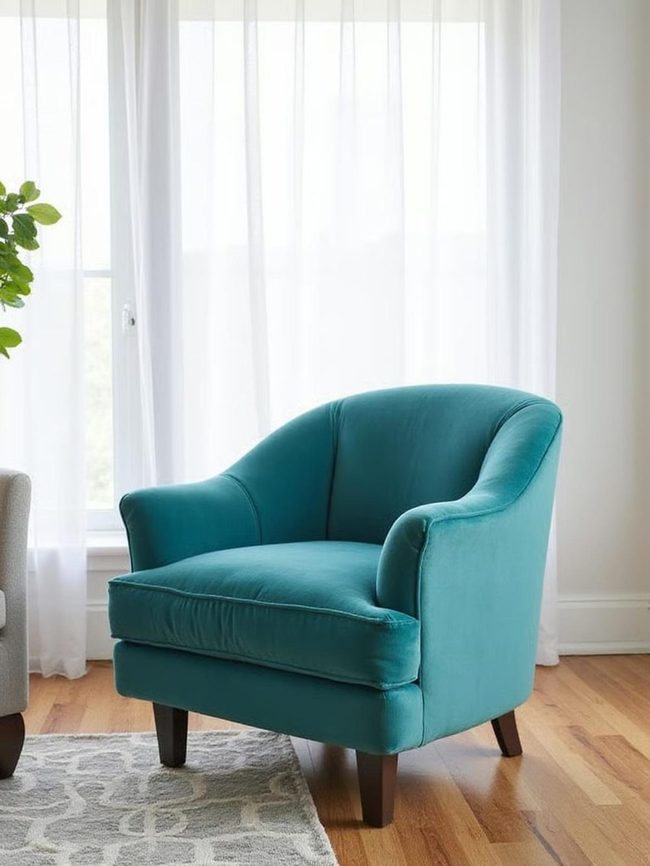 Bold Colored Chair Statement Piece