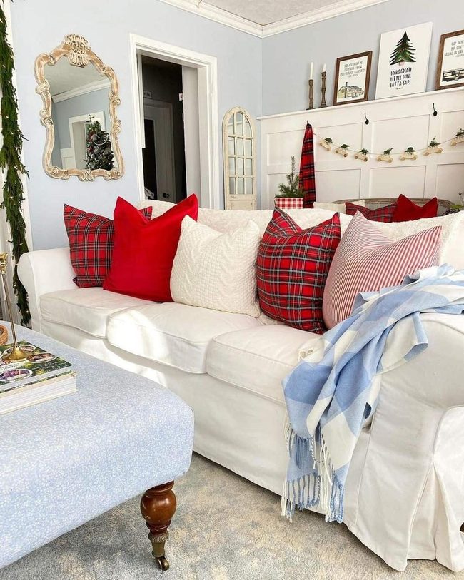 Light Blue Walls, Red Pillow Pop